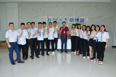 我司領(lǐng)導和銷售大組合影